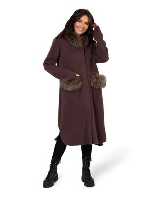 Жіноче пальто альпака Epica KRC-1101 2XL  KRC-1101-2XL фото