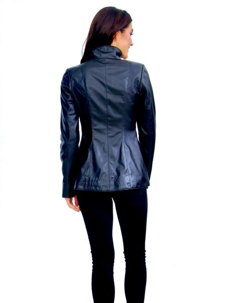 Женская кожаная куртка Z-057 M  Z-057-M фото