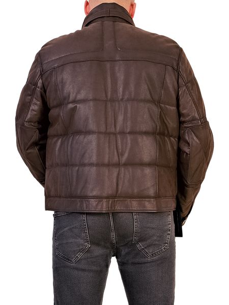 Кожаная мужская куртка ER-28 KAHVE XL ER-28 KAHVE-XL фото