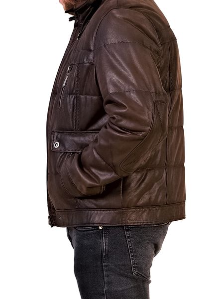 Кожаная мужская куртка ER-28 KAHVE XL ER-28 KAHVE-XL фото