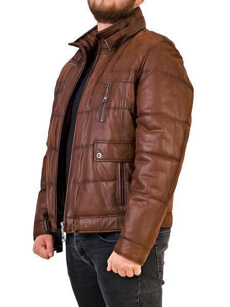 Мужская кожаная куртка ER-28 VISKY ER-28 VISKY-3XL фото