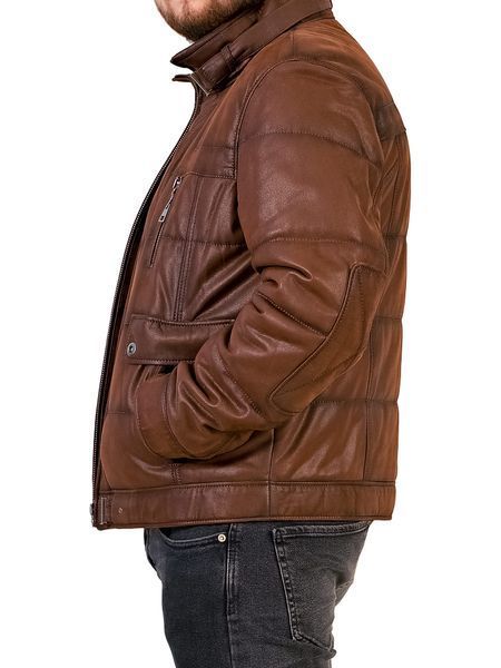 Мужская кожаная куртка ER-28 VISKY ER-28 VISKY-3XL фото
