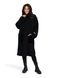 Женское пальто альпака Epica KRC-1101 M Черное KRC-1101-M Чорне фото 2