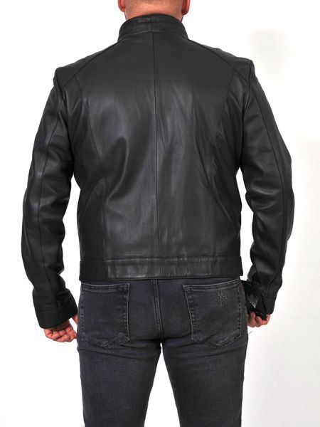 Чоловіча шкіряна куртка Epica EZ-018 5XL чорна  EZ-018-5XL фото