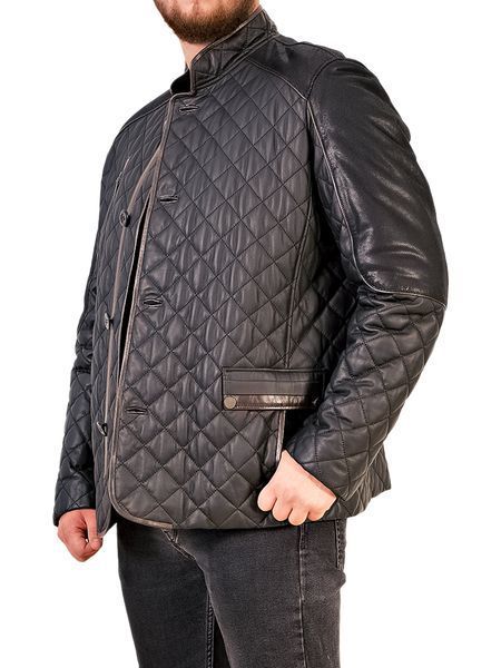 Чоловіча шкіряна куртка CRN-E-45 CRN-E-45-5XL фото