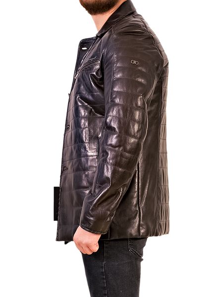 Чоловіча шкіряна куртка VNP-E-103 S VNP-E-103-S фото