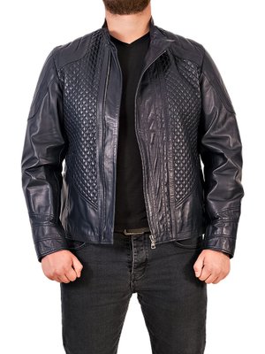 Кожаная мужская куртка CRN-V-041 4XL CRN-V-041 4XL фото